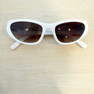 ANTHROPOLOGIE White Sunglasses NEW